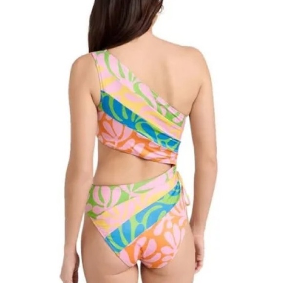 NWT SOLID AND STRIPED the Randall printed (mixed leaf print) size M - Picture 6 of 10